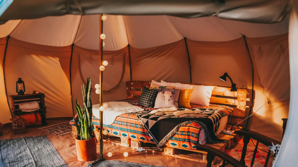 interior de una glamping de lujo (1)